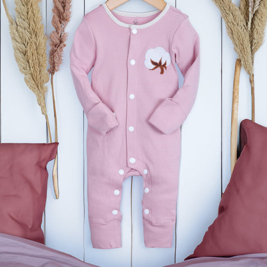 Organic Cotton - Romper Pink - parentree.co