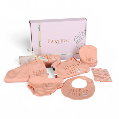 Organic Cotton - Baby Kit (Peach) - 08 Pcs.