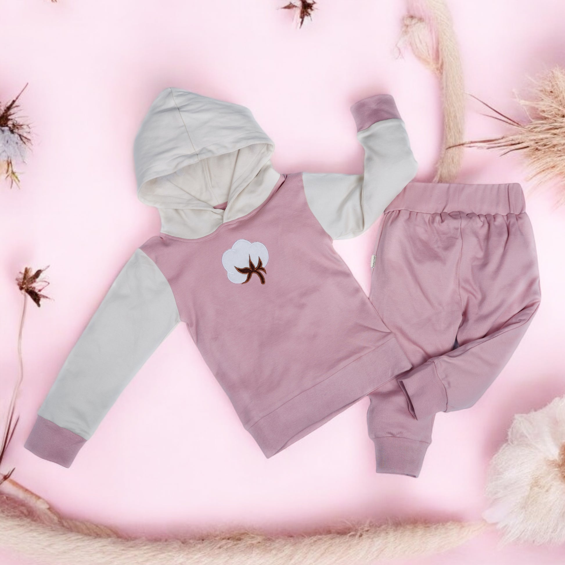 Organic Cotton Hoodie Set P - parentree.co
