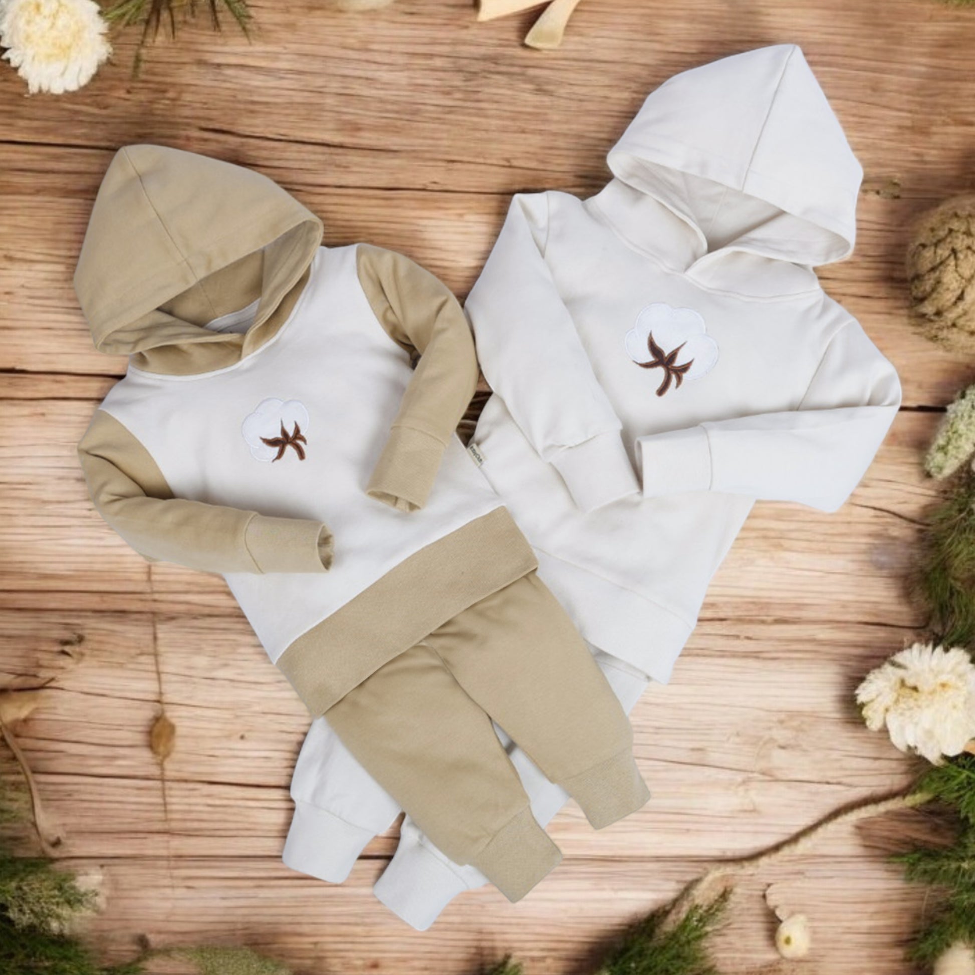 Organic Cotton Hoodie Set IK - 2 Pack - parentree.co