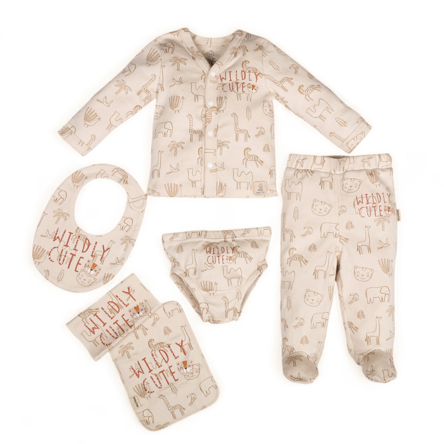Organic Cotton - Baby Kit (Ivory)- 07 Pcs.