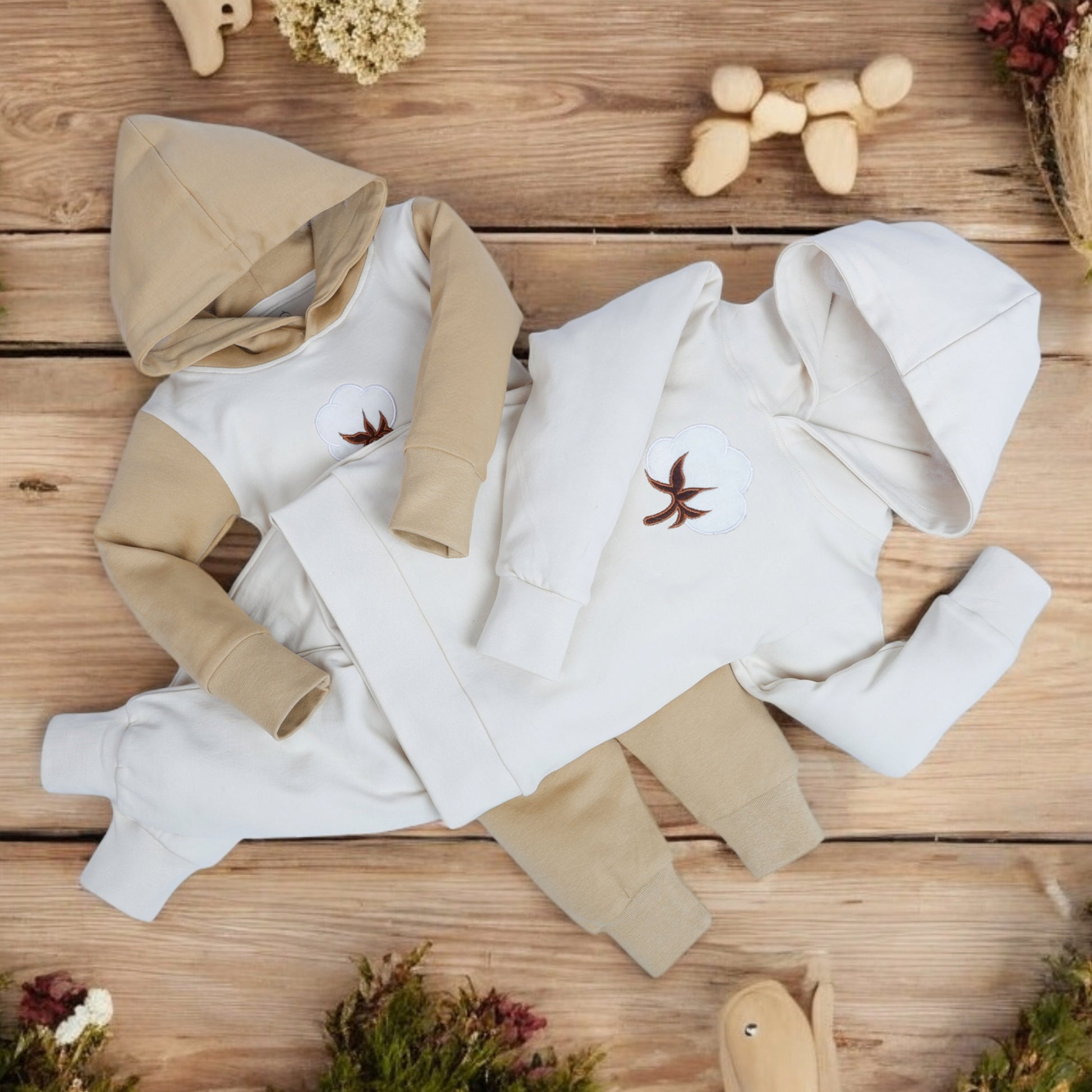 Organic Cotton Hoodie Set IK - 2 Pack - parentree.co