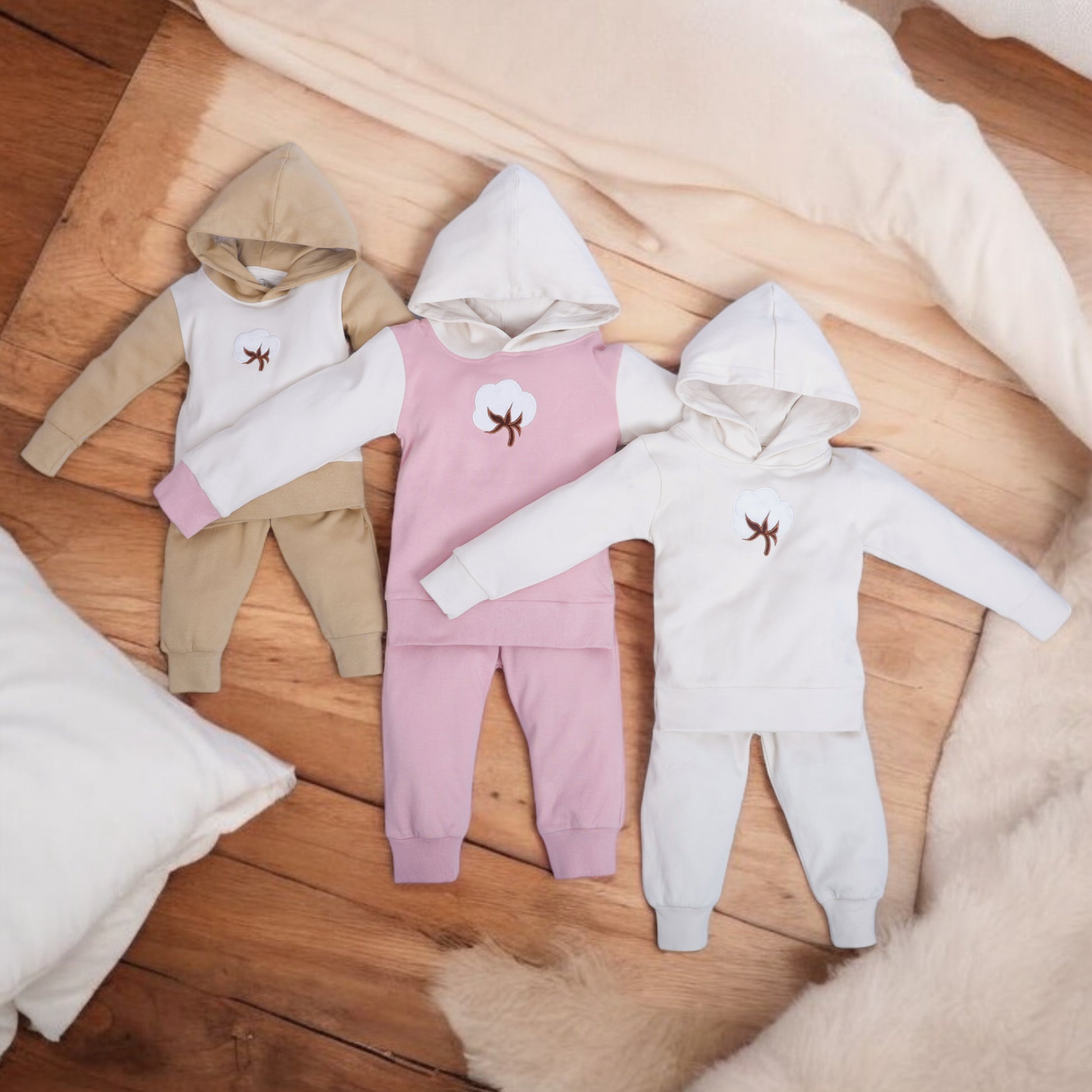 Organic Cotton Hoodie Set - 3 Pack - parentree.co
