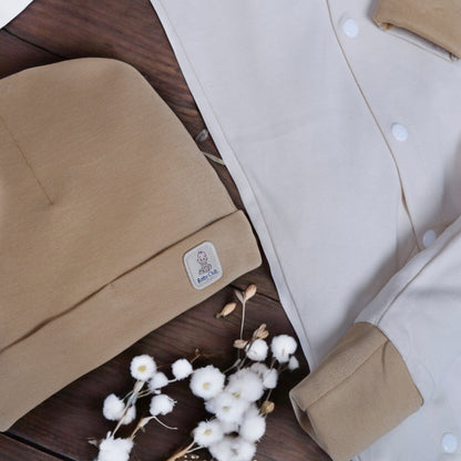 Organic Cotton Romper I & Cap - parentree.co
