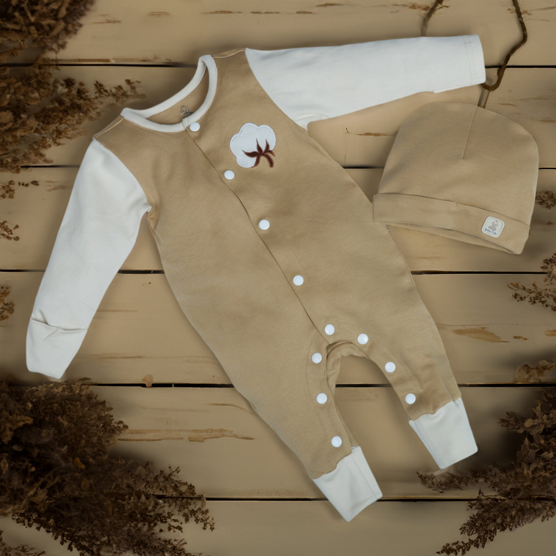Organic Cotton Romper K & Cap - parentree.co