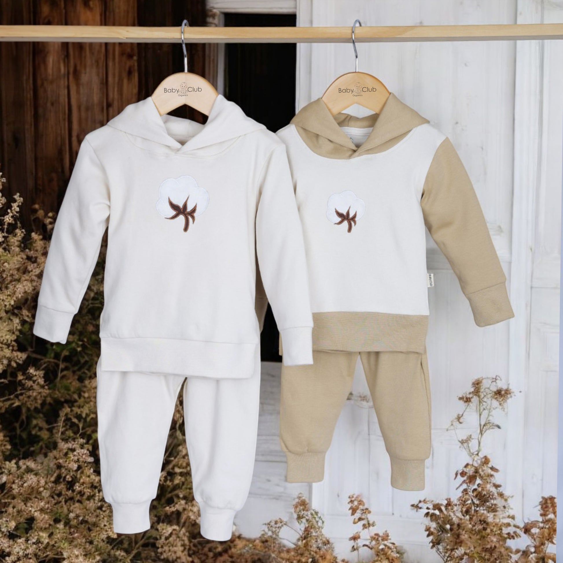 Organic Cotton Hoodie Set IK - 2 Pack - parentree.co