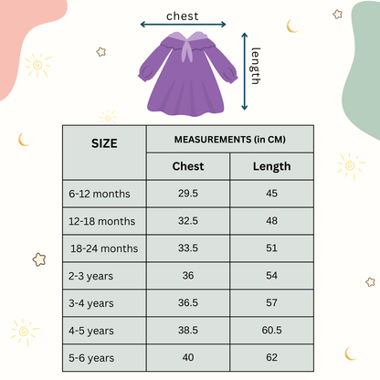 Crinkle Muslin Frill Frock