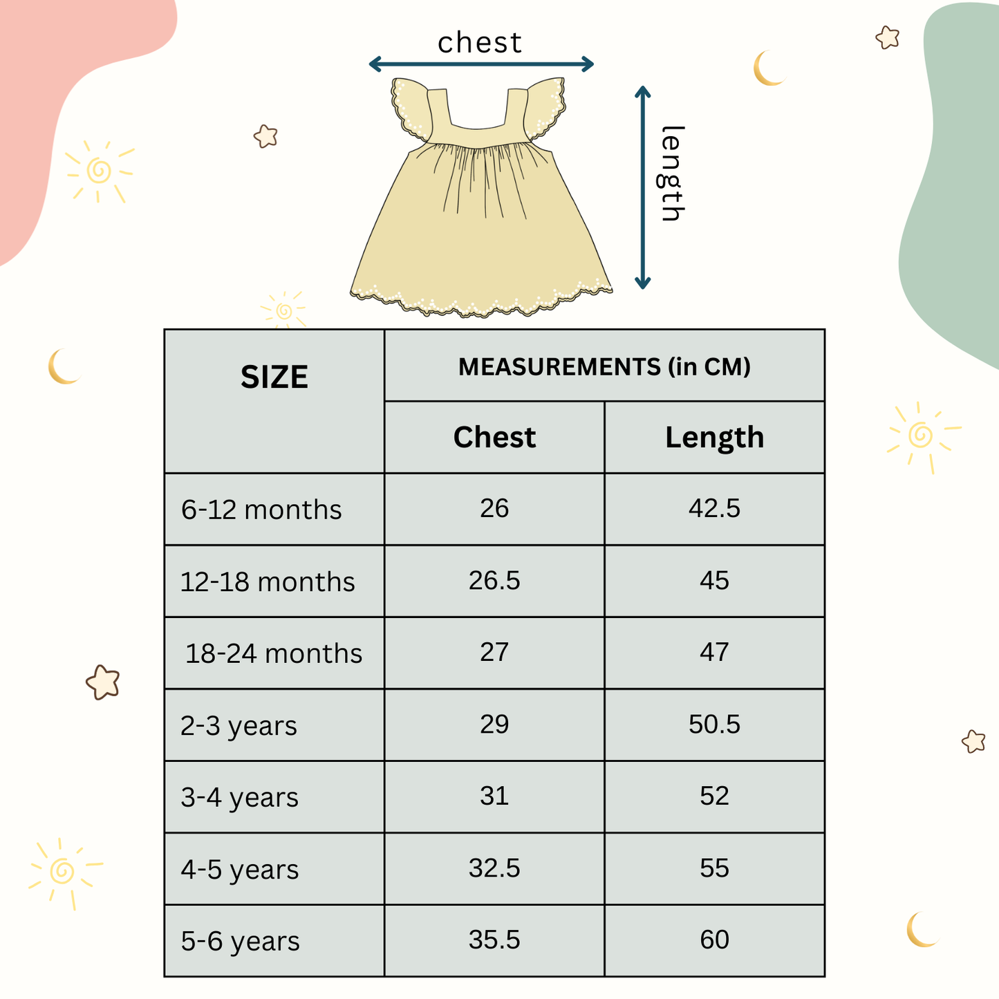 Crinkle Muslin Frill Frock - Pack of 3
