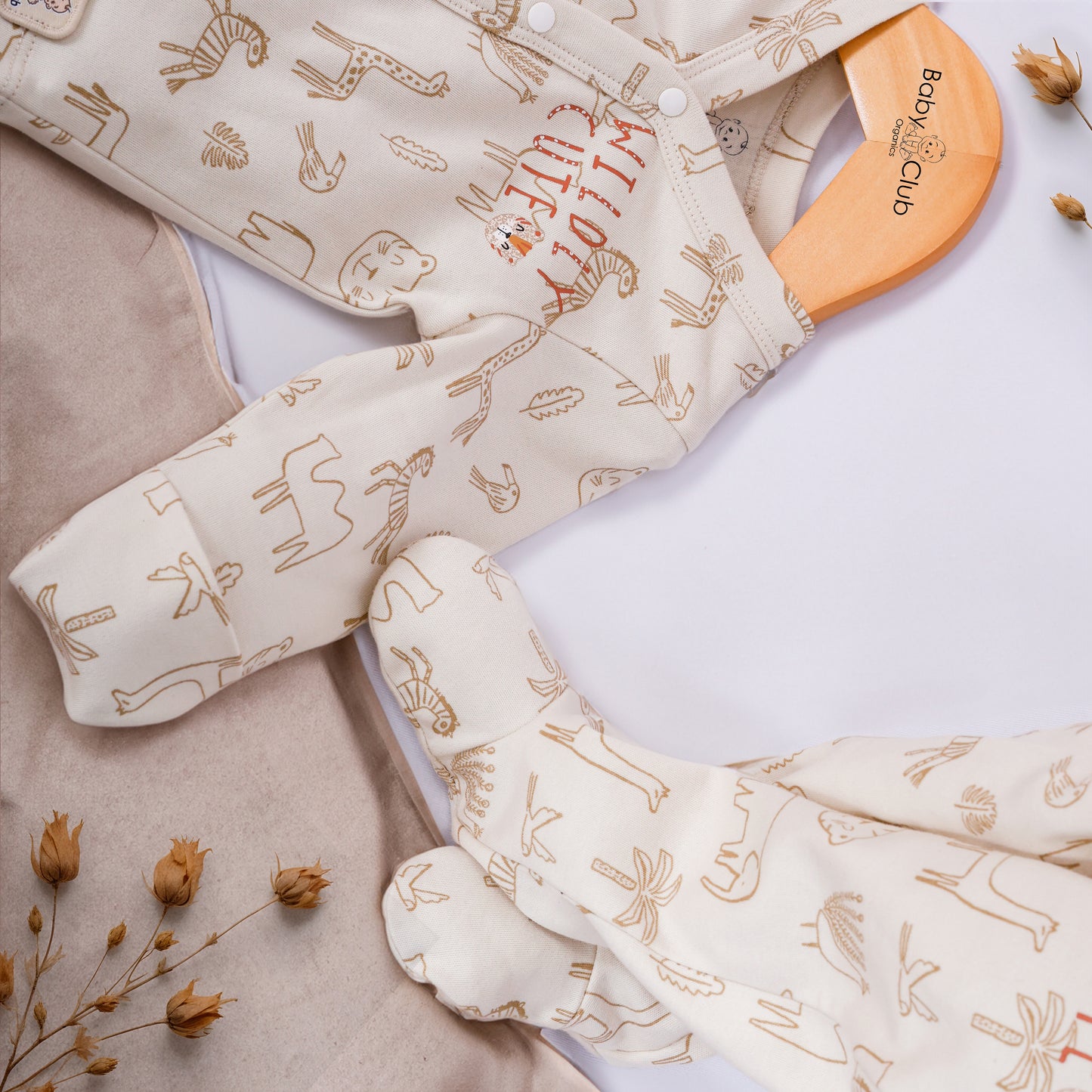 Organic Cotton - Baby Kit (Ivory)- 07 Pcs.