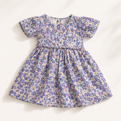 Crinkle Muslin Frill Frock - Pack of 3