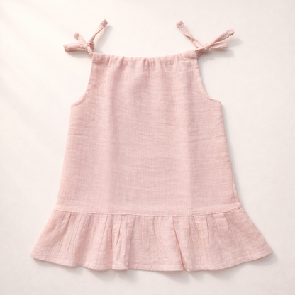 Baby Girl Organic Muslin Knot Frock - Pack of 3