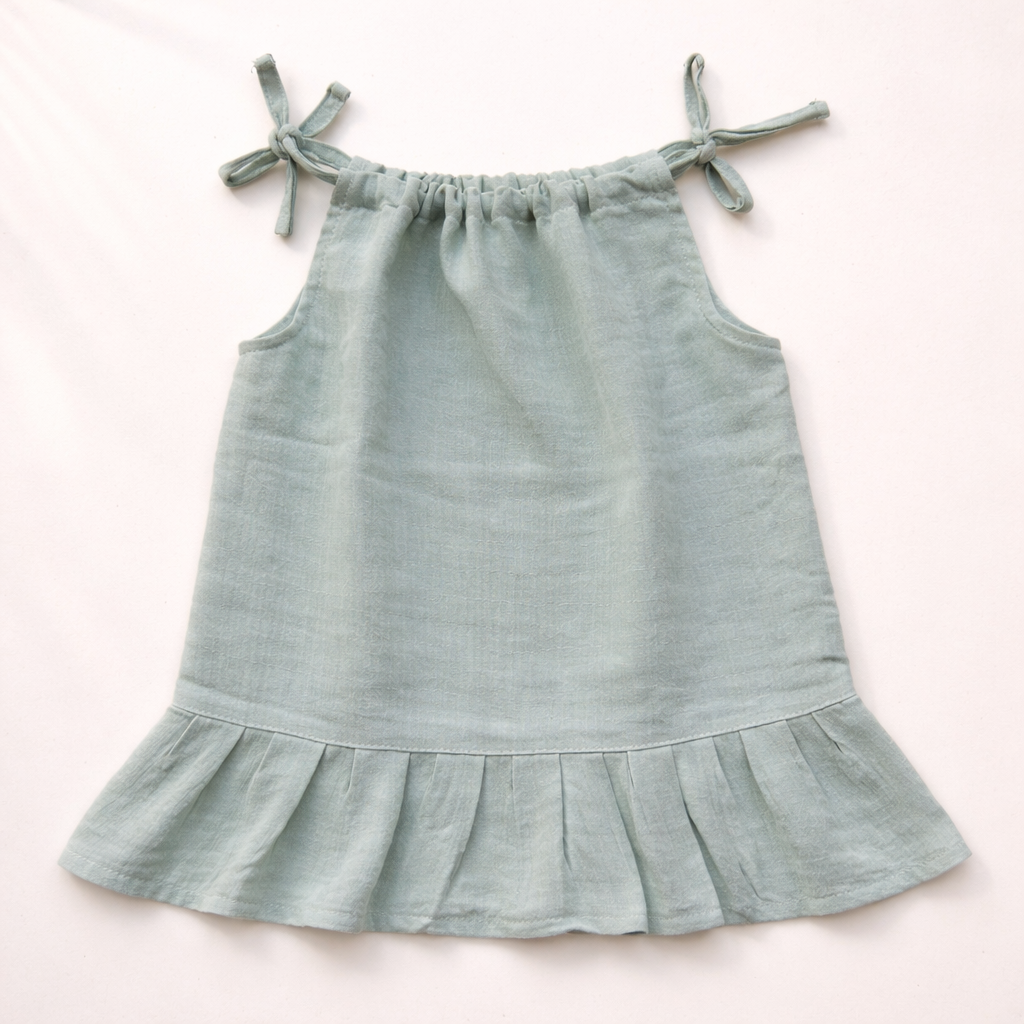 Baby Girl Organic Muslin Knot Frock - Pack of 3