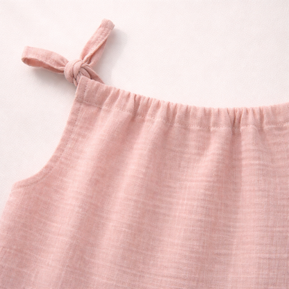 Baby Girl Organic Muslin Knot Frock - Pack of 3