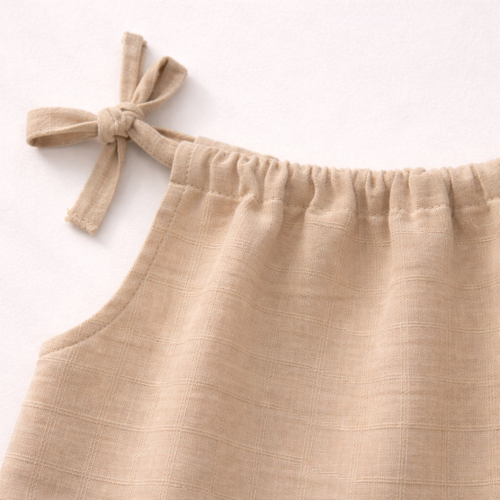 Baby Girl Organic Muslin Knot Frock - Pack of 3