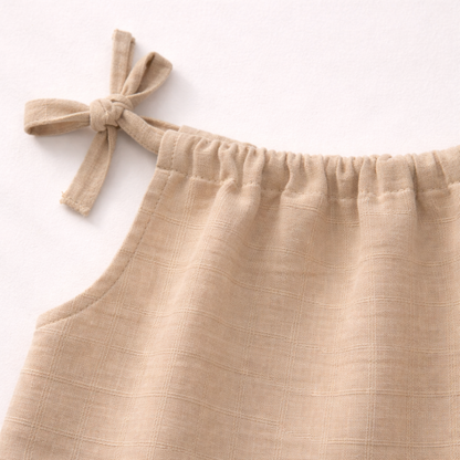 Baby Girl Organic Muslin Knot Frock - Pack of 3