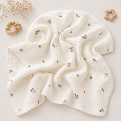 Muslin Swaddle - Doodle Dreams