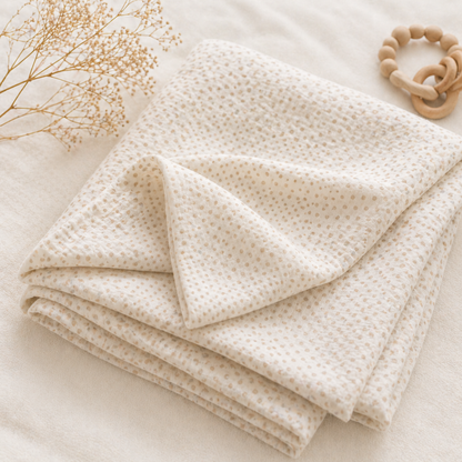 Muslin Swaddle - Soft Polka