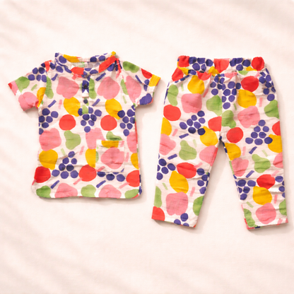 Unisex soft Muslin Nightwear - Fruit Punch