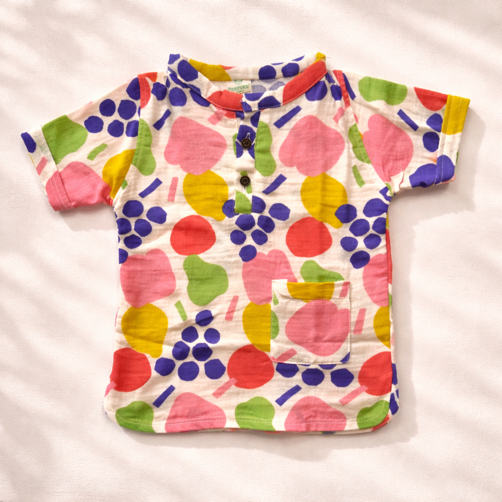 Unisex soft Muslin Nightwear - Fruit Punch