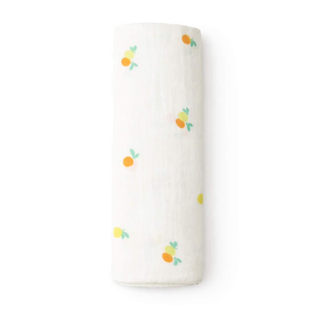 Muslin Swaddle - Citrus Bloom