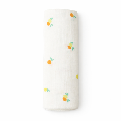Muslin Swaddle - Citrus Bloom