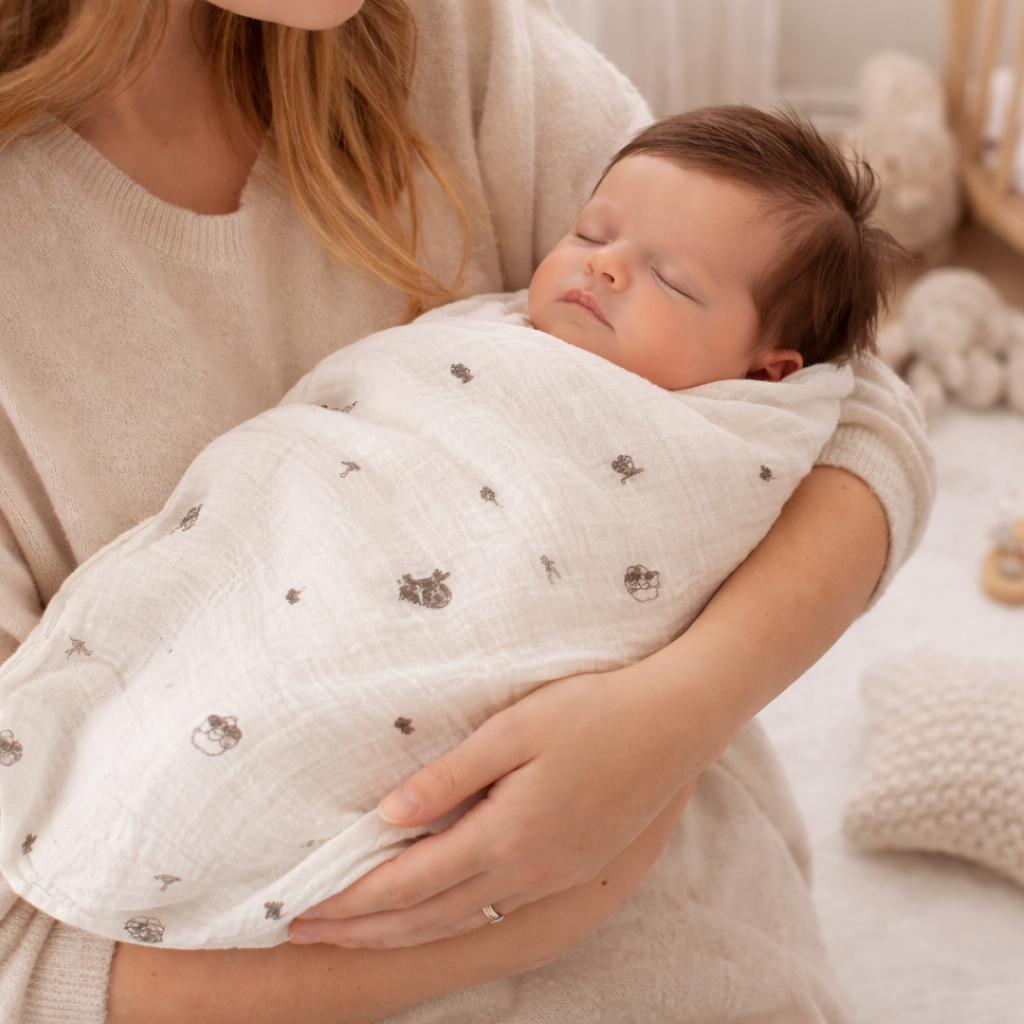 Muslin Swaddle - Doodle Dreams