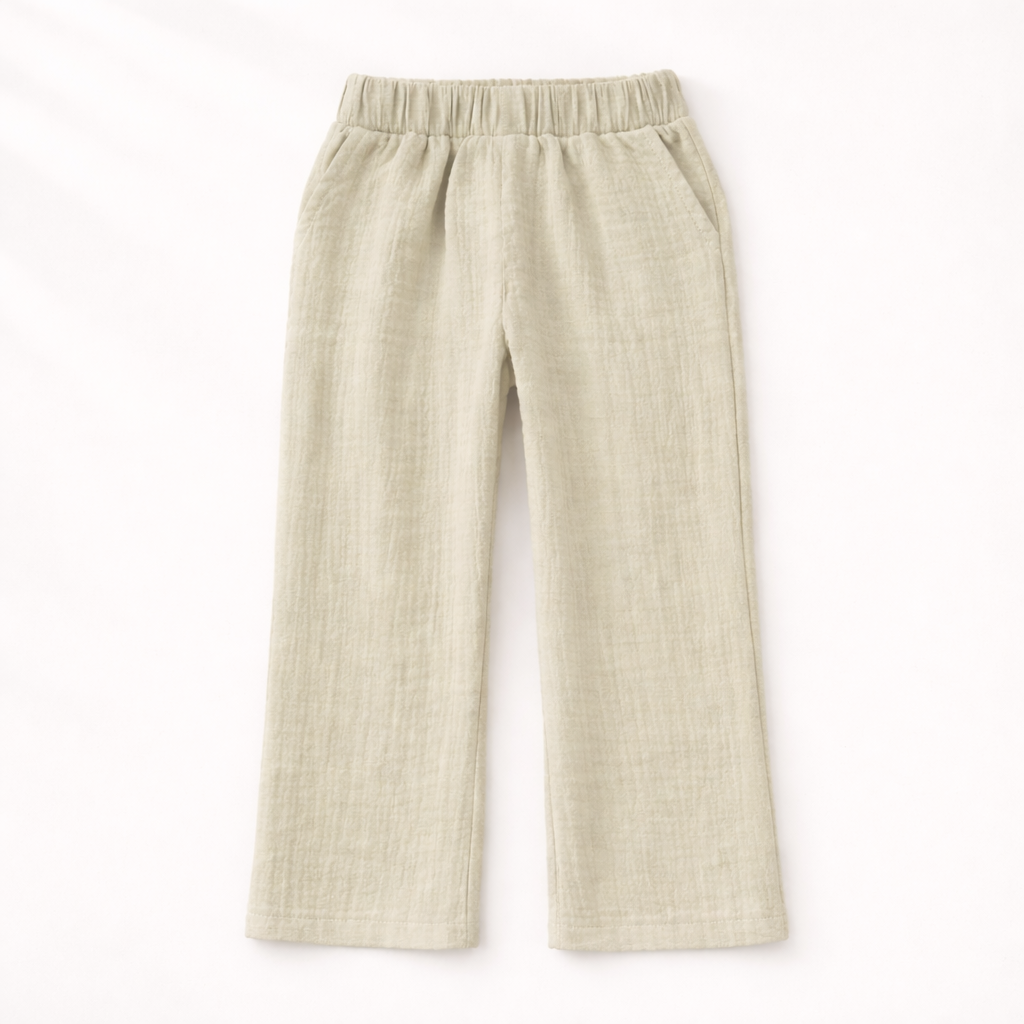 Unisex Crinkle Muslin Nightwear - Earthy Sage