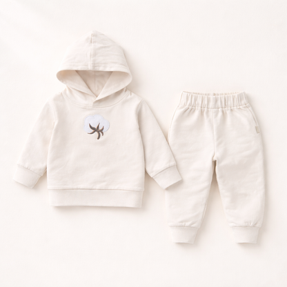 Everyday Cotton Loungewear Set - Ivory