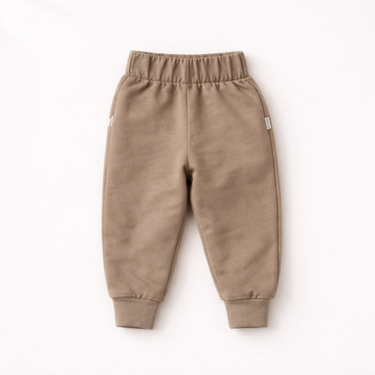 Everyday Cotton Loungewear Set - Brown Beige