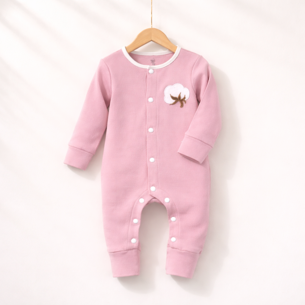 Organic Cotton - Romper Pink