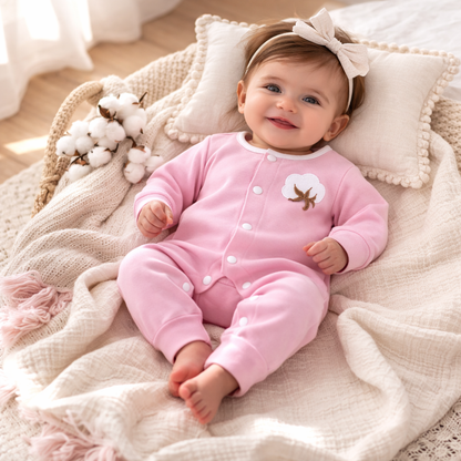 Organic Cotton - Romper Pink