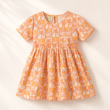 Crinkle Muslin Frill Frock - Pack of 3