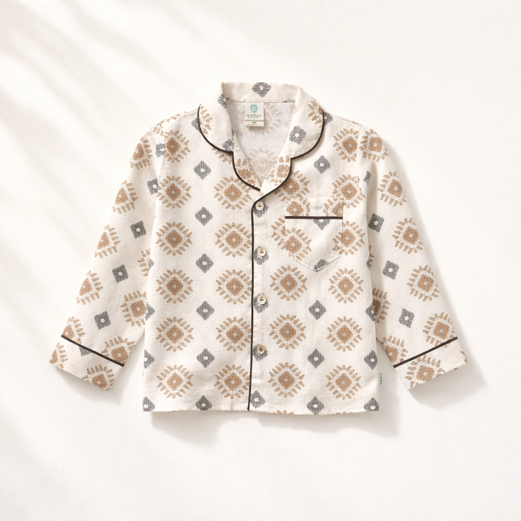 Unisex Bamboo Cotton Night Suit -  Playfull