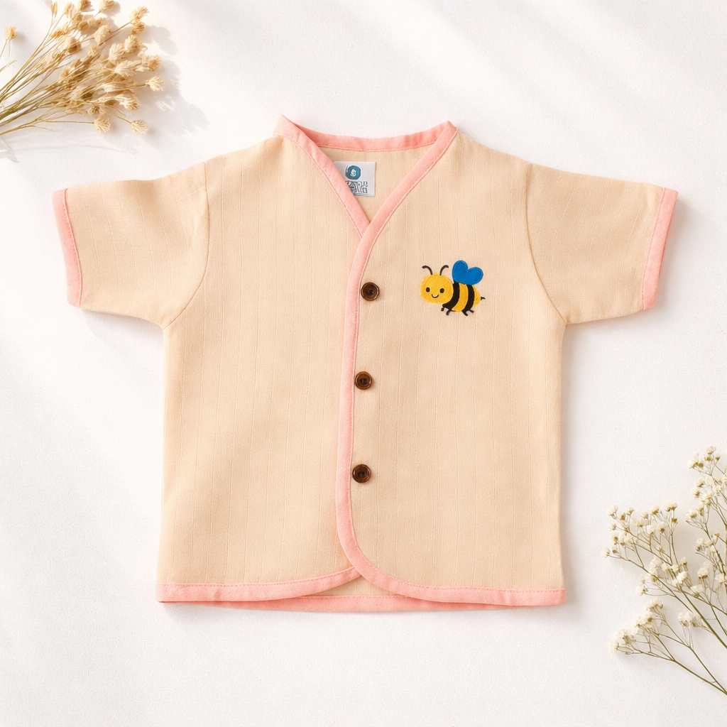 Organic Muslin Unisex Jabla - Peachy Bee