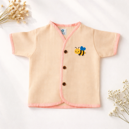 Organic Muslin Unisex Jabla - Peachy Bee