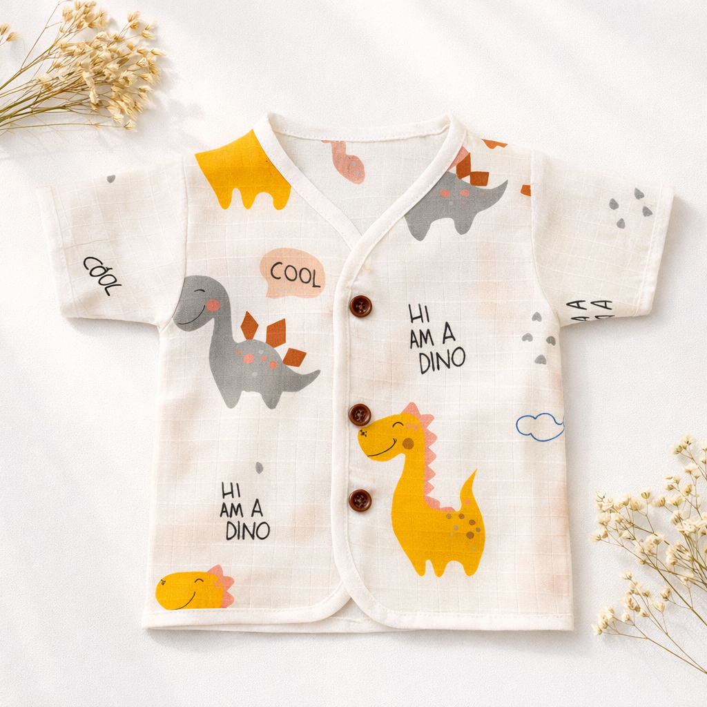 Organic Muslin Unisex Jabla - Tinysaurus
