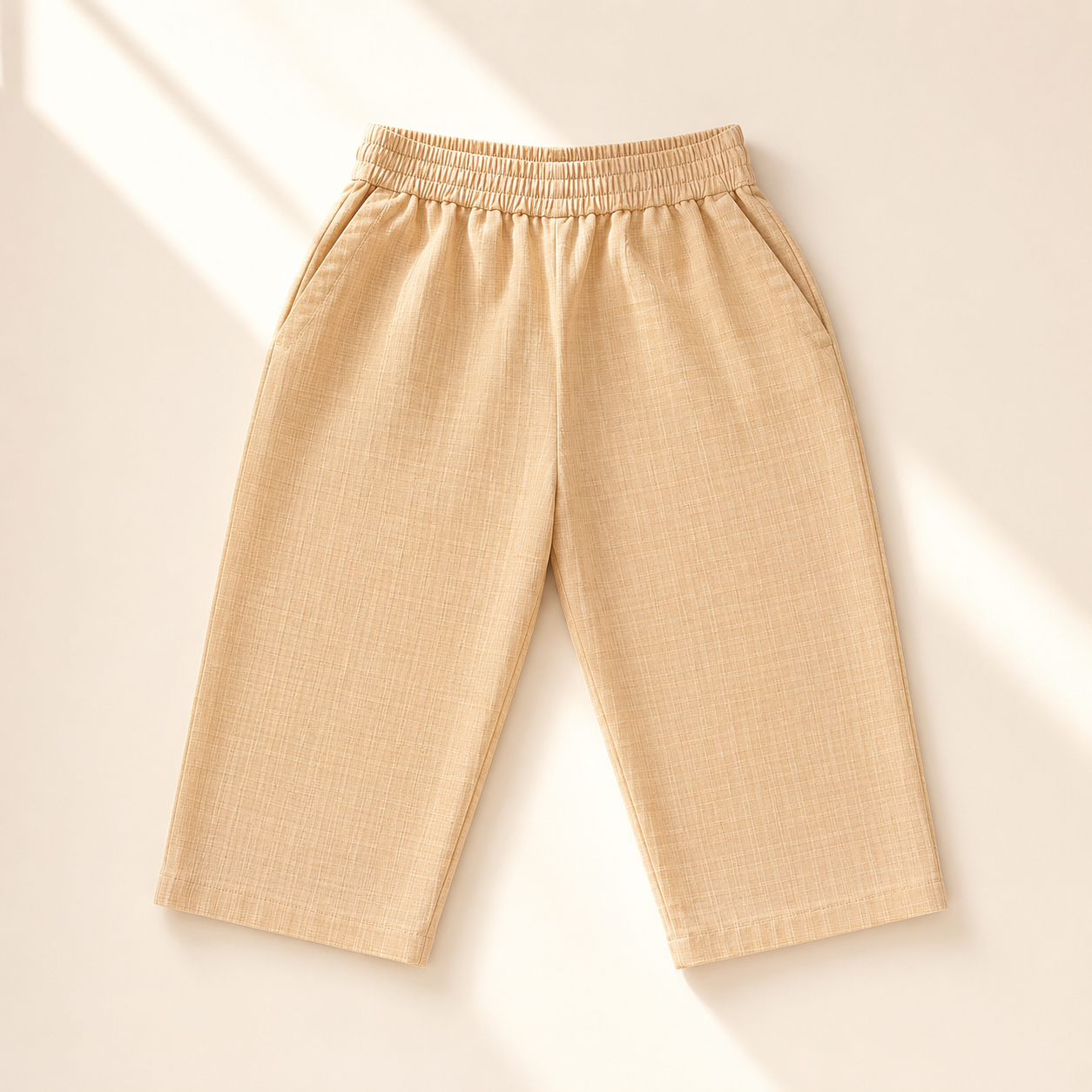 Unisex Crinkle Muslin Nightwear -  Oatmeal