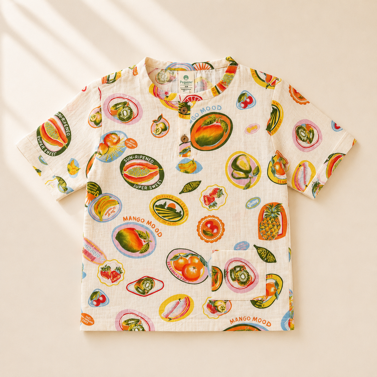 Unisex Bamboo Muslin Nightwear - Mango Mood