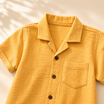 Unisex Crinkle Muslin Nightwear - Honey Dot