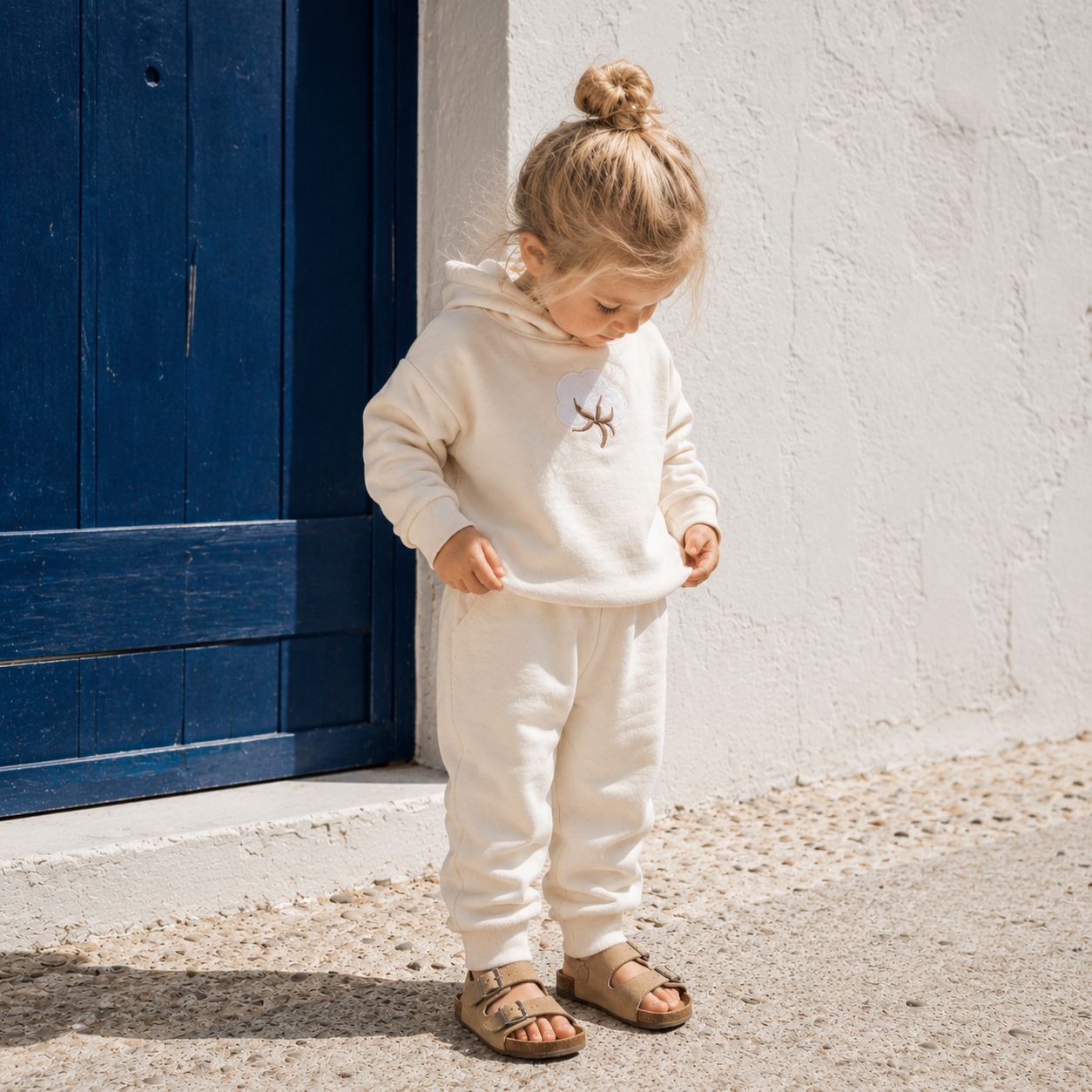 Everyday Cotton Loungewear Set - Ivory