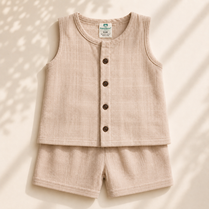 Muslin Jabla Set - The Biscuit