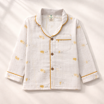 Unisex Crinkle Muslin Shirt - Little Duck