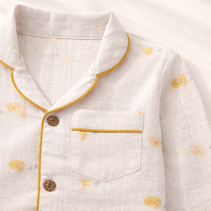 Unisex Crinkle Muslin Shirt - Little Duck