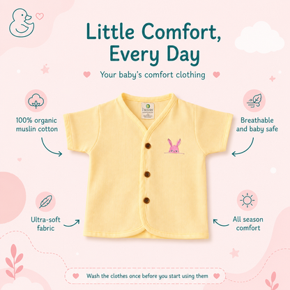 Organic Muslin Unisex Jabla - Honey Bunny