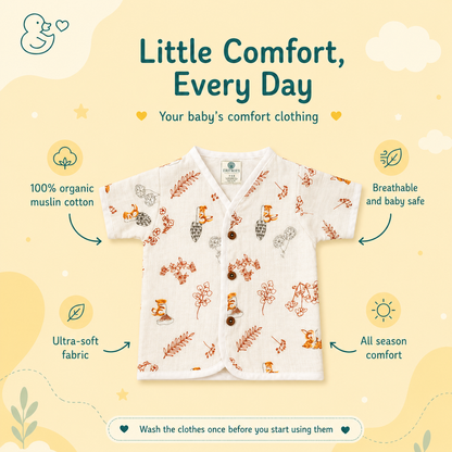 Organic Muslin Unisex Jabla - Nature Nest