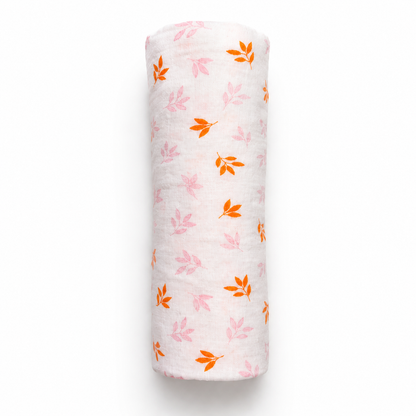 Muslin Swaddle - Amber Leaf