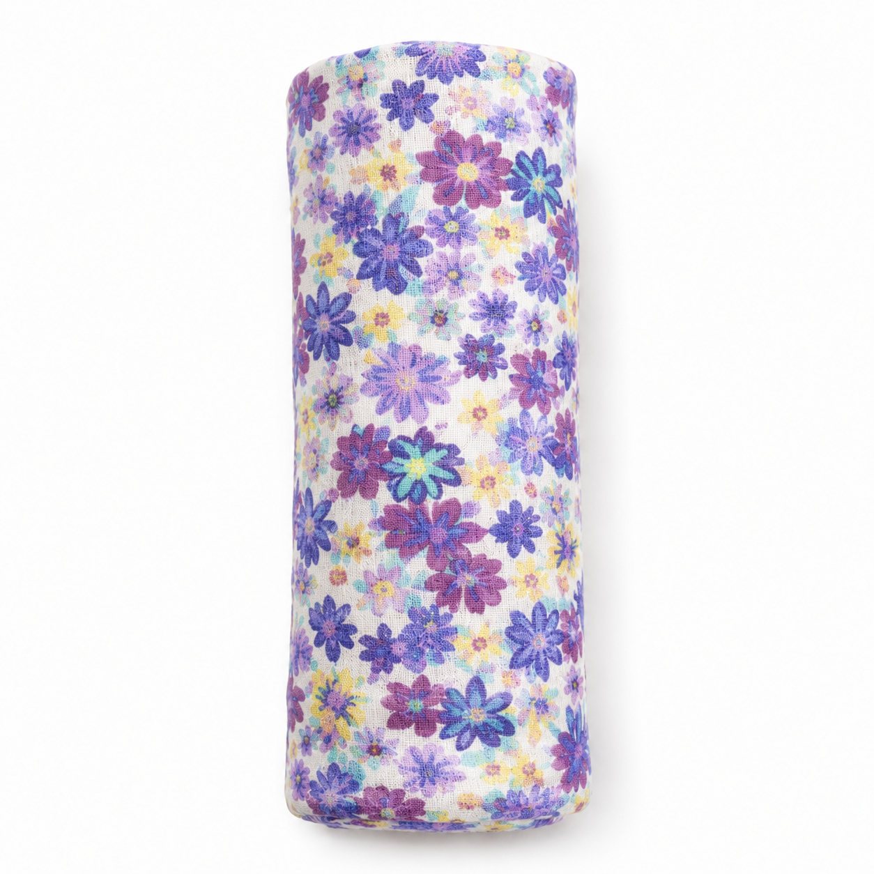 Muslin Swaddle - Blue Flora