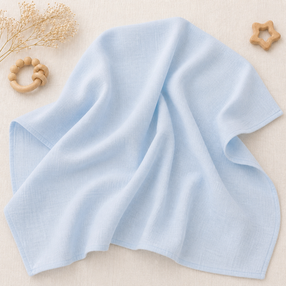 Muslin Swaddle- Powder Blue