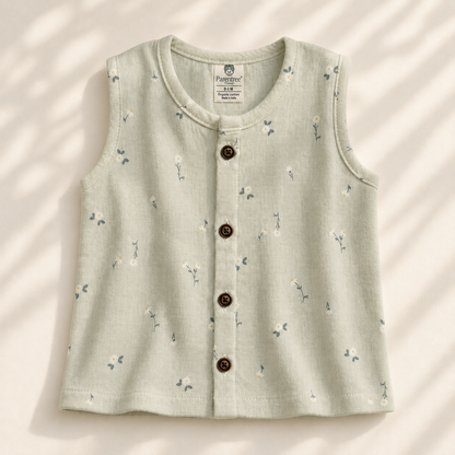 Muslin Jabla Set - Pure Sage