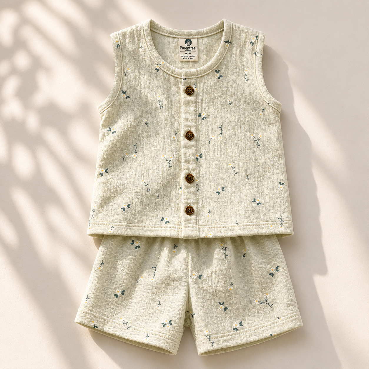 Muslin Jabla Set - Pure Sage